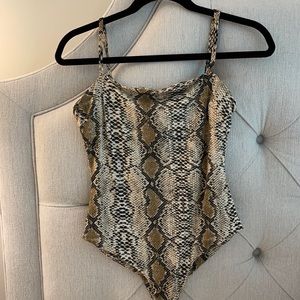 Princess Polly snakeskin bodysuit